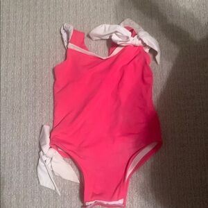 The Beaufort Bonnet Company Pink and White One Piece Swimsuit
